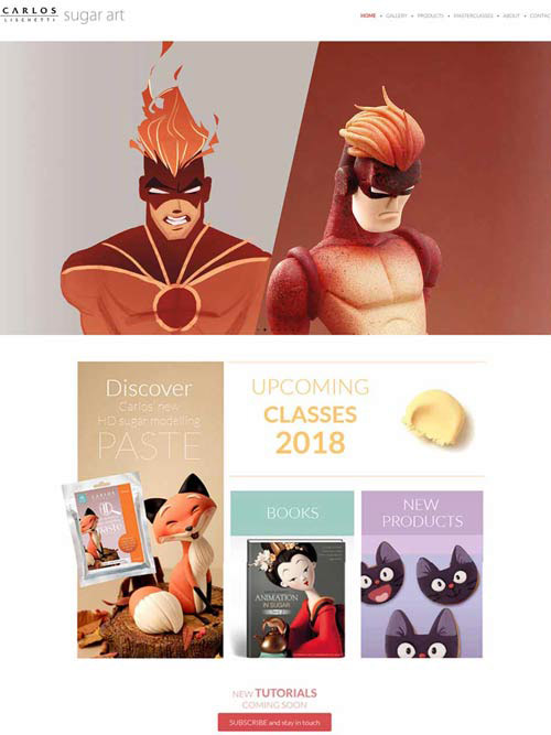 Carlos Lischetti Sugar-Art Website